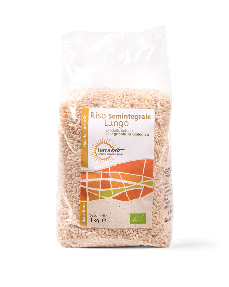 Terrabio - Riso semintegrale lungo - 1 kg – Biologicamente LiveShop