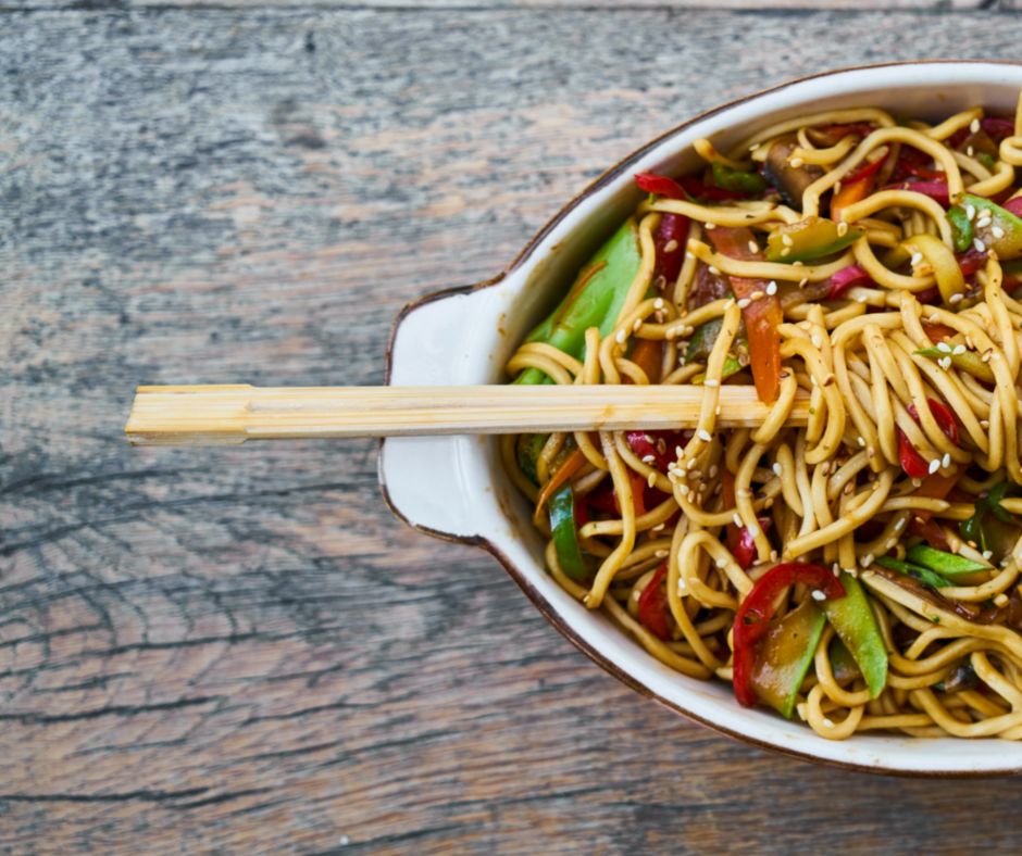 Noodles, shirataki, udon e vermicelli