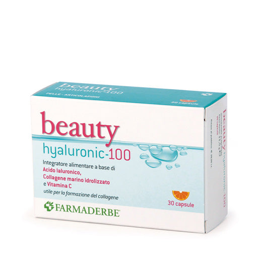 Beauty Hyaluronic 100 30 Cps Farmaderbe