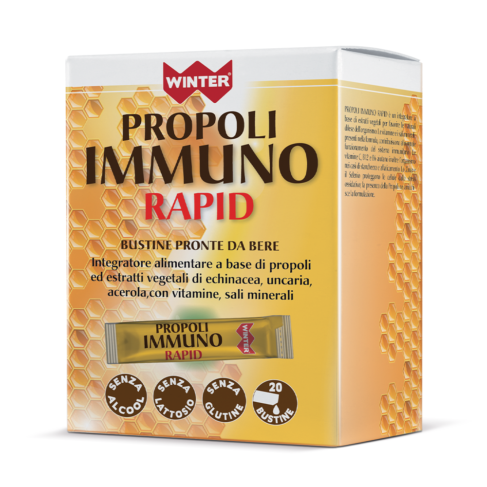 Propoli Immuno Rapid 20 Bustine 10 Ml. Winter