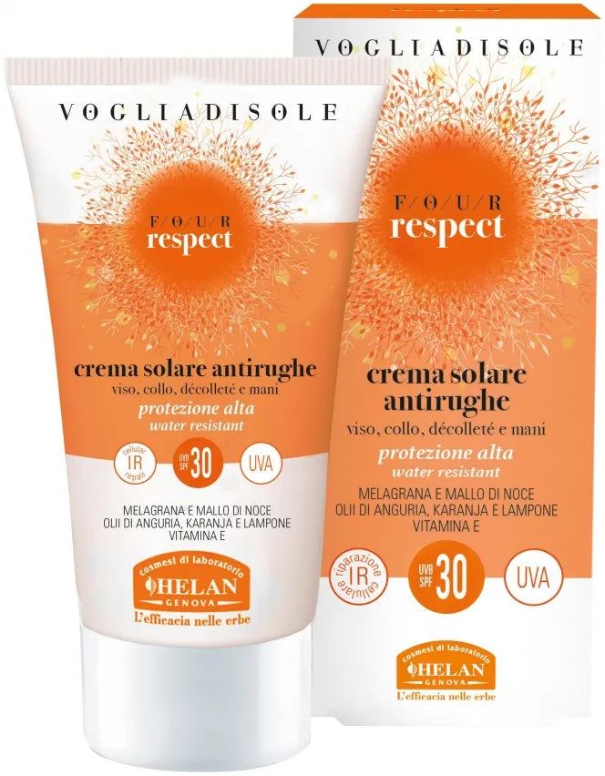 Voglia Di Sole - Crema Solare Abbronzante Antirughe Spf30 Helan