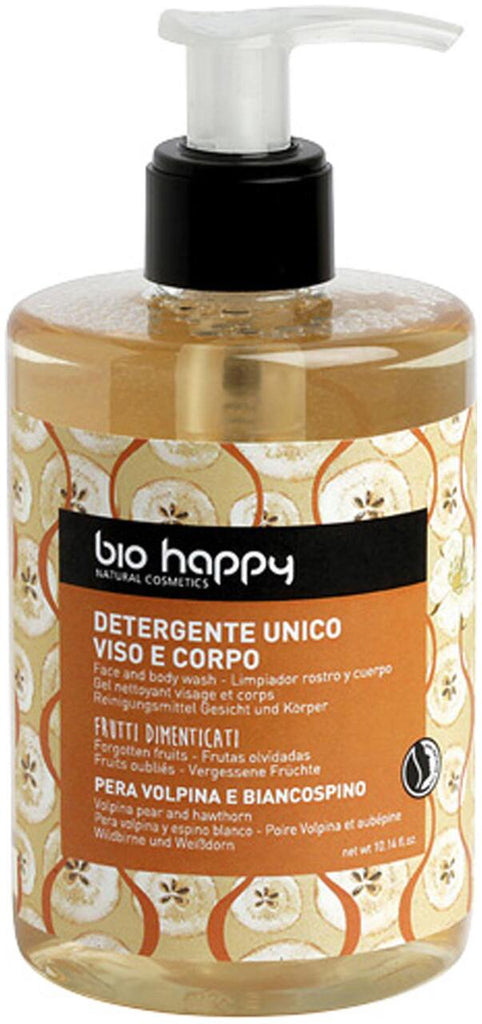 Detergente Unico Viso E Corpo Pera Volpina E Biancospino Bio happy