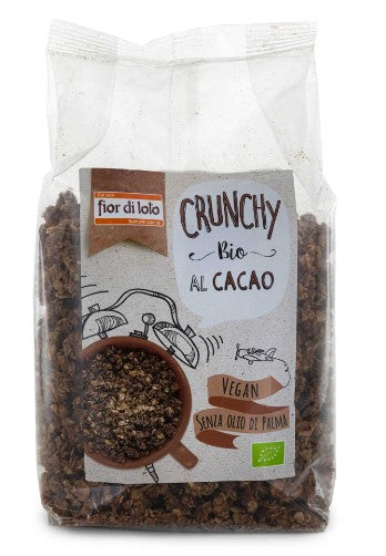 Crunchy al cacao - 375g Fior di loto