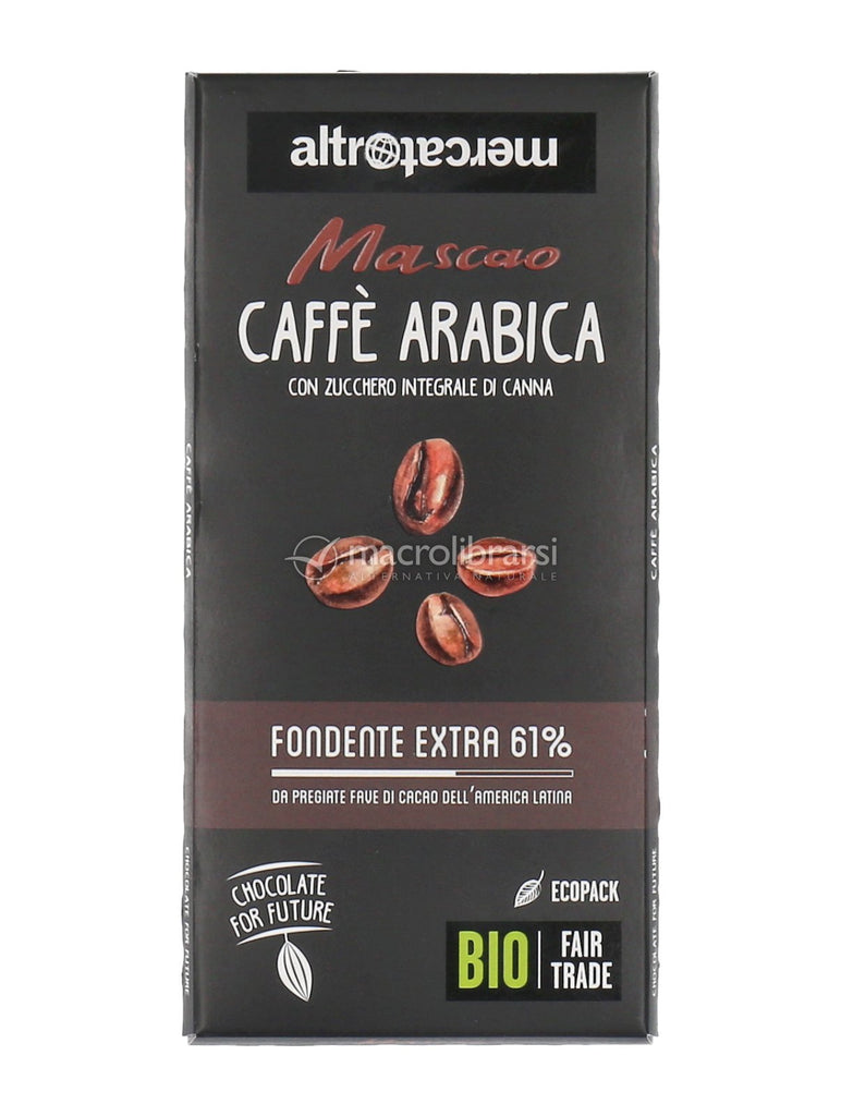 mascao -cioccolato fondente extra al caffé arabic - 100 Altromercato