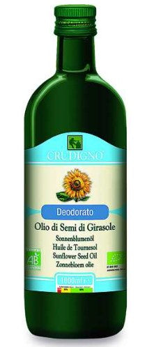 Olio di semi di girasole deodorato Crudigno