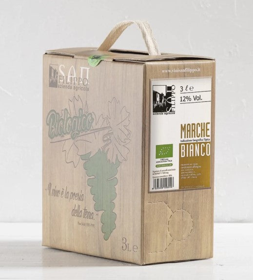 Bag in box 3l Marche bianco IGT bio - Azienda Agricola San Filippo