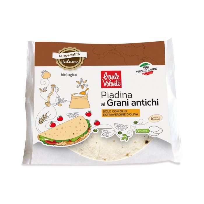 Piadina ai grani antichi - 240g Baule volante