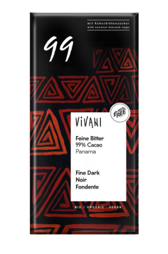Cioccolato fondente 99% - 80g Vivani