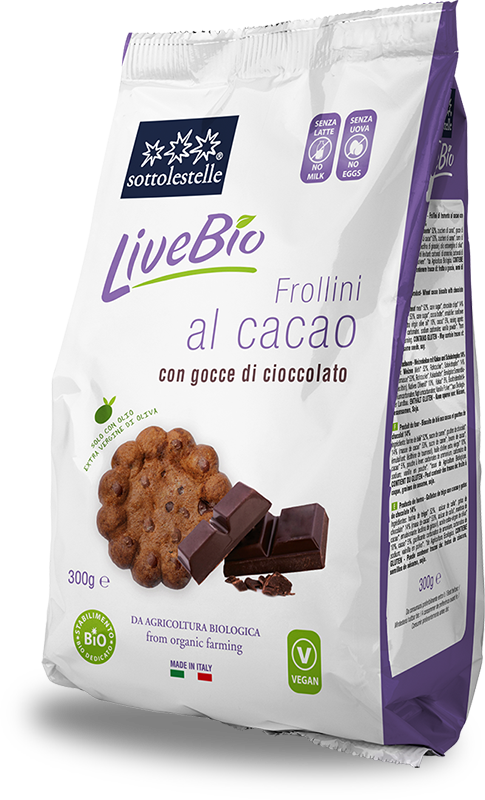 FROLLINI BIO CON GOCCE DI CIOCCOLATO