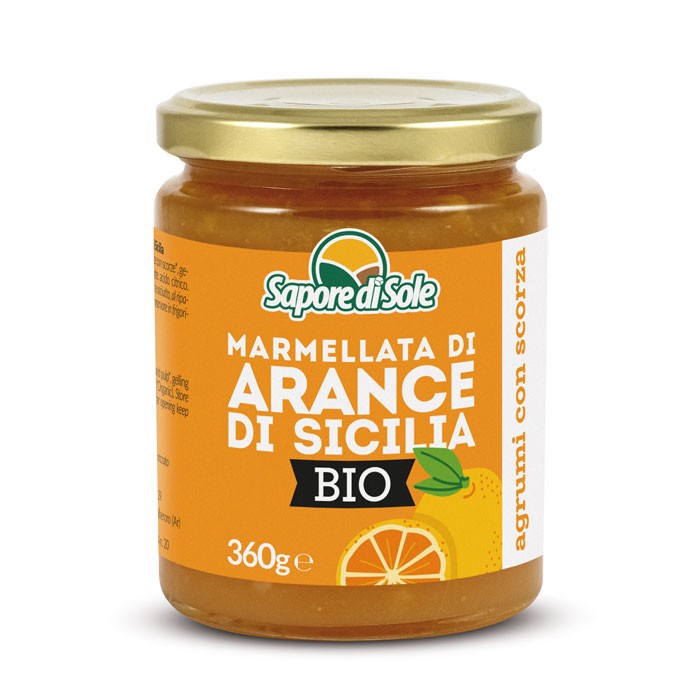 Marmellata di arance di Sicilia - 360g Sapore di Sole
