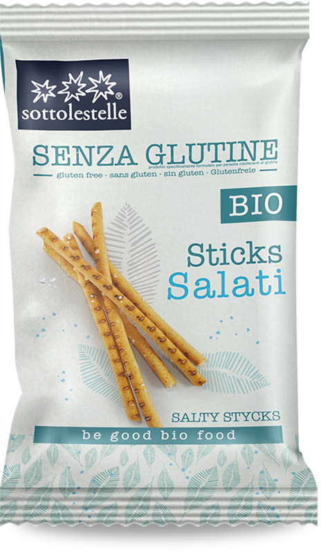 Sticks salati senza glutine Sottolestelle