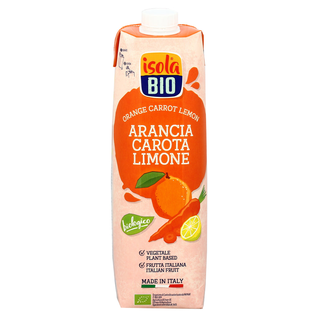 Bevanda arancia carota limone - 1l Isola bio