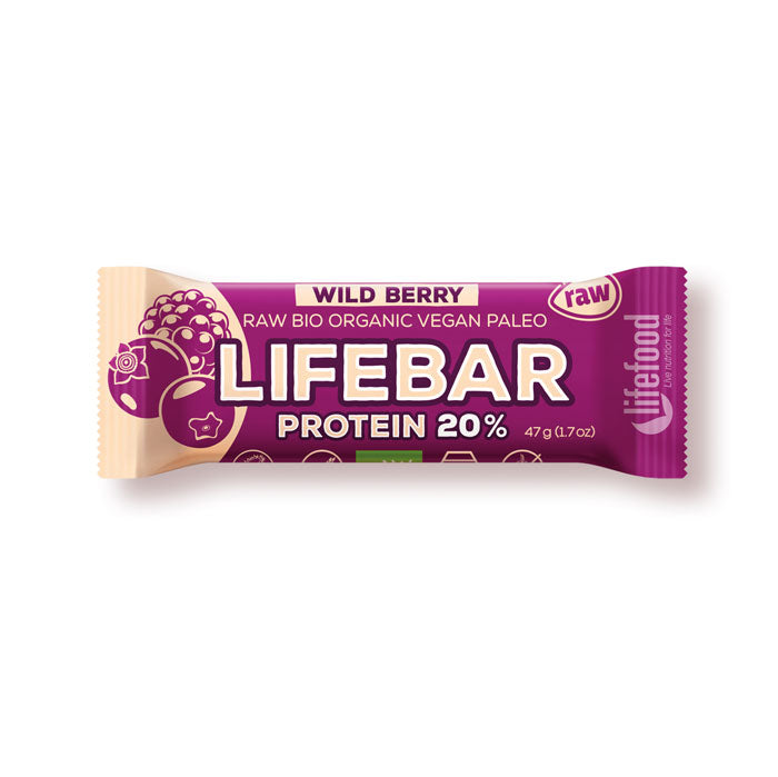 LifeBar Protein Frutti di Bosco - 47g Life Food