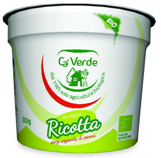 Ricotta vaccina fresca da latte fieno - 200g Ca' verde