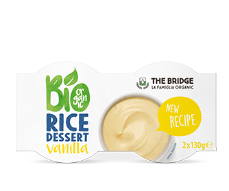 Dessert di riso alla vaniglia The Bridge Bio