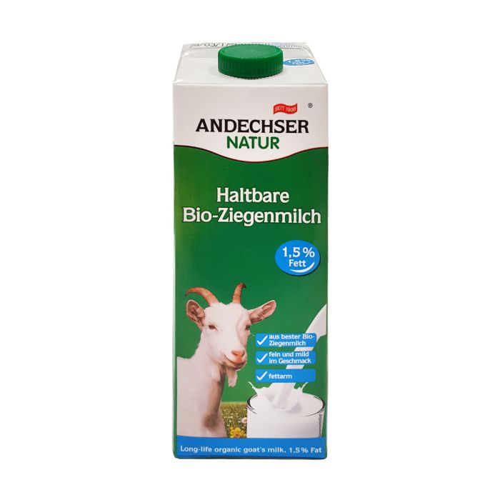 Latte di capra parzialmente scremato uht - 1l Andechser