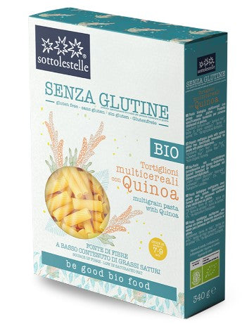 Tortiglioni multicereali con quinoa senza glutine Sottolestelle