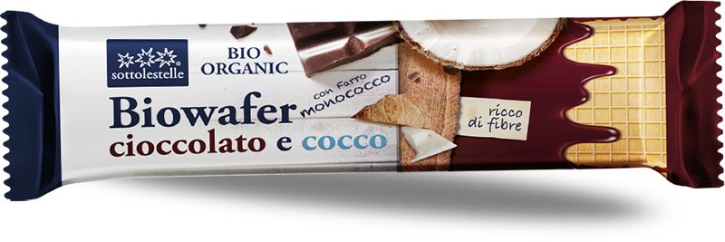 BioWafer cioccolato e cocco Sottolestelle