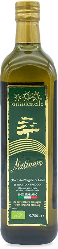 Olio extravergine di oliva Matinum Sottolestelle