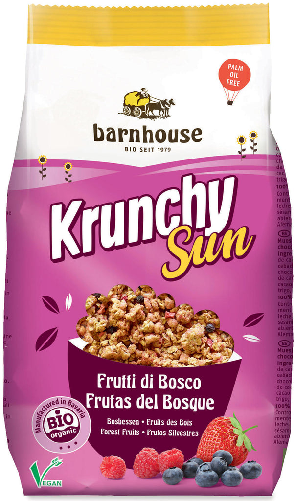 Krunchy Sun granola frutti di bosco Barnhouse