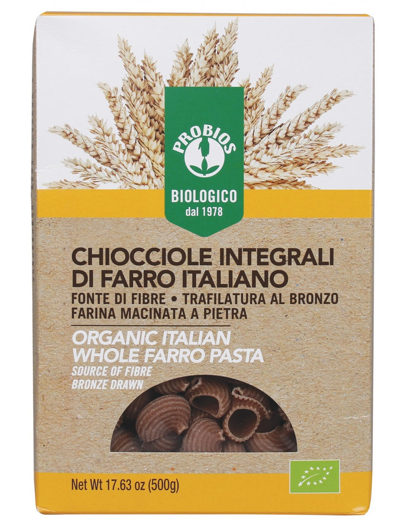 CHIOCCIOLE INTEGRALI DI FARRO ITALIANO - 500g PROBIOS