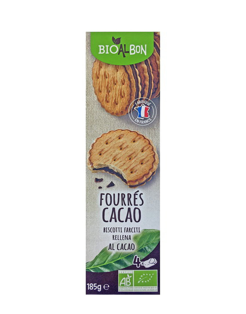 Biscotti farciti al cacao BioAlbon
