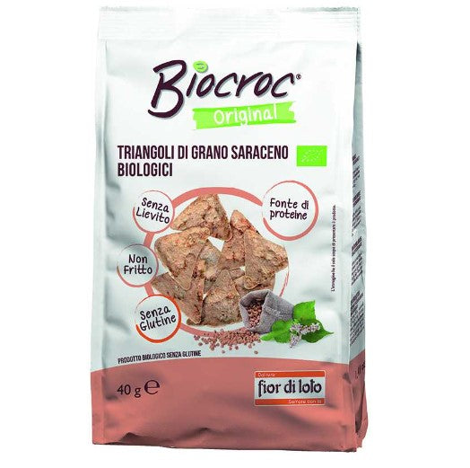 Biocroc triangoli di grano saraceno - 40g Biocroc