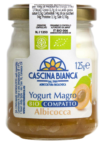 Yogurt magro compatto ai frutti di bosco - 125g Cascina bianca