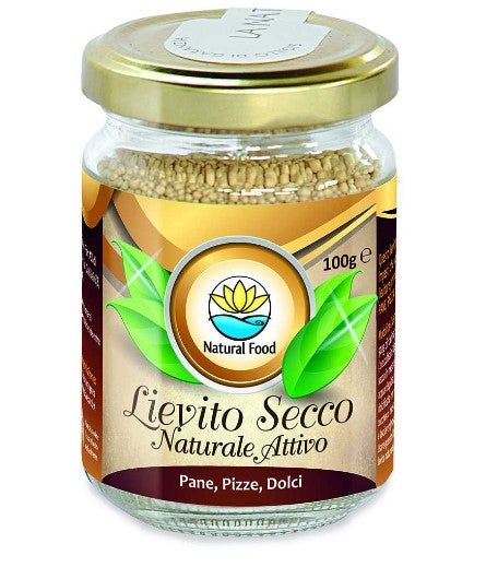 Lievito di birra secco per pane, pizza e dolci - 100g Natural food