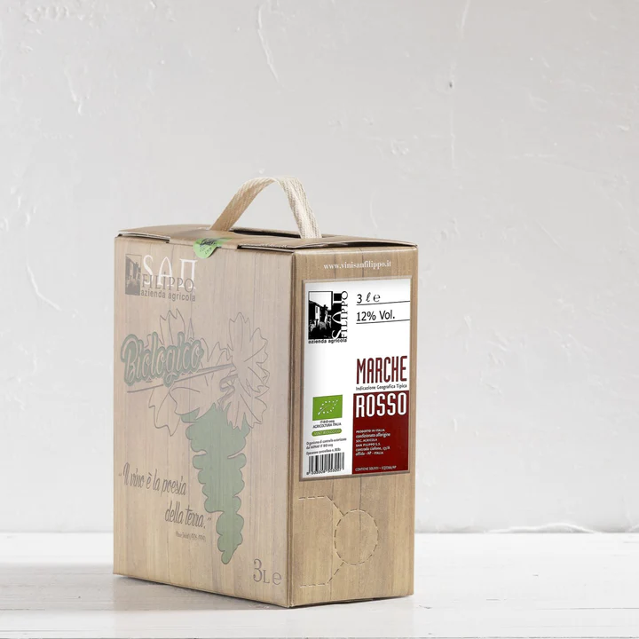 Bag in box 3l Marche Rosso IGT BIO - Azienda Agricola San Filippo