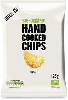 Hand cooked chips - classiche con sale - 125g Hand cooked chips