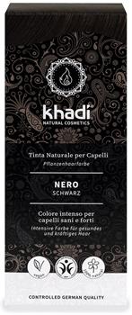 Tinta naturale per capelli - nero (black) - 100g Khadi