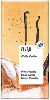 Cioccolato bianco alla vaniglia - 80g Vivani