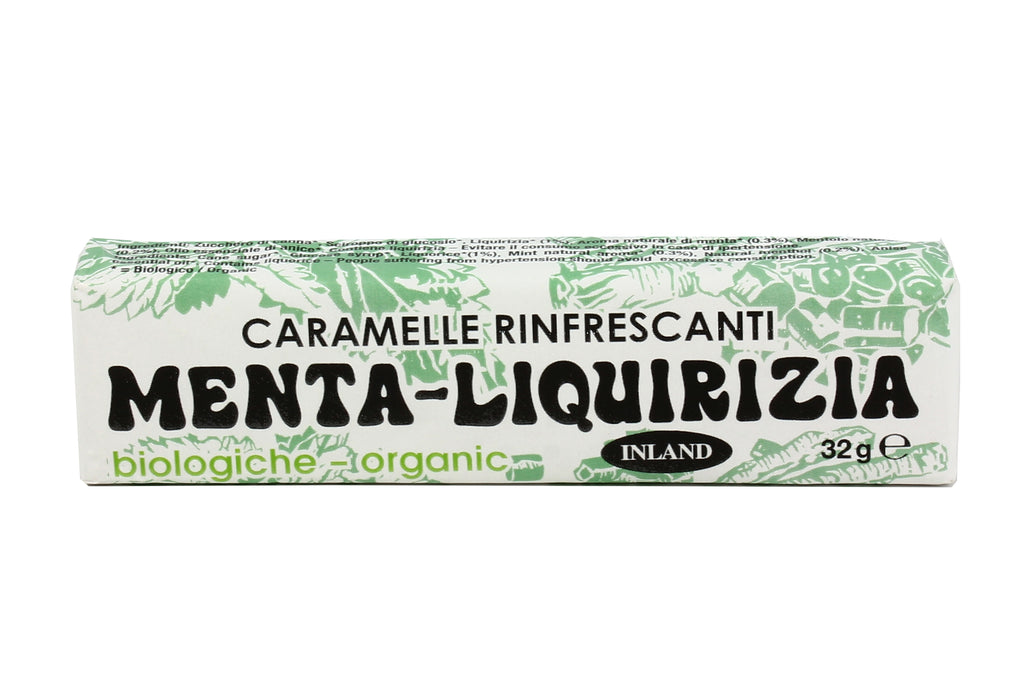 Caramelle Stick Menta e Liquirizia - 32g InLand