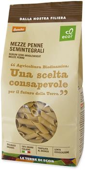 Mezze penne semintegrali - filiera - 500g Le terre di ecor