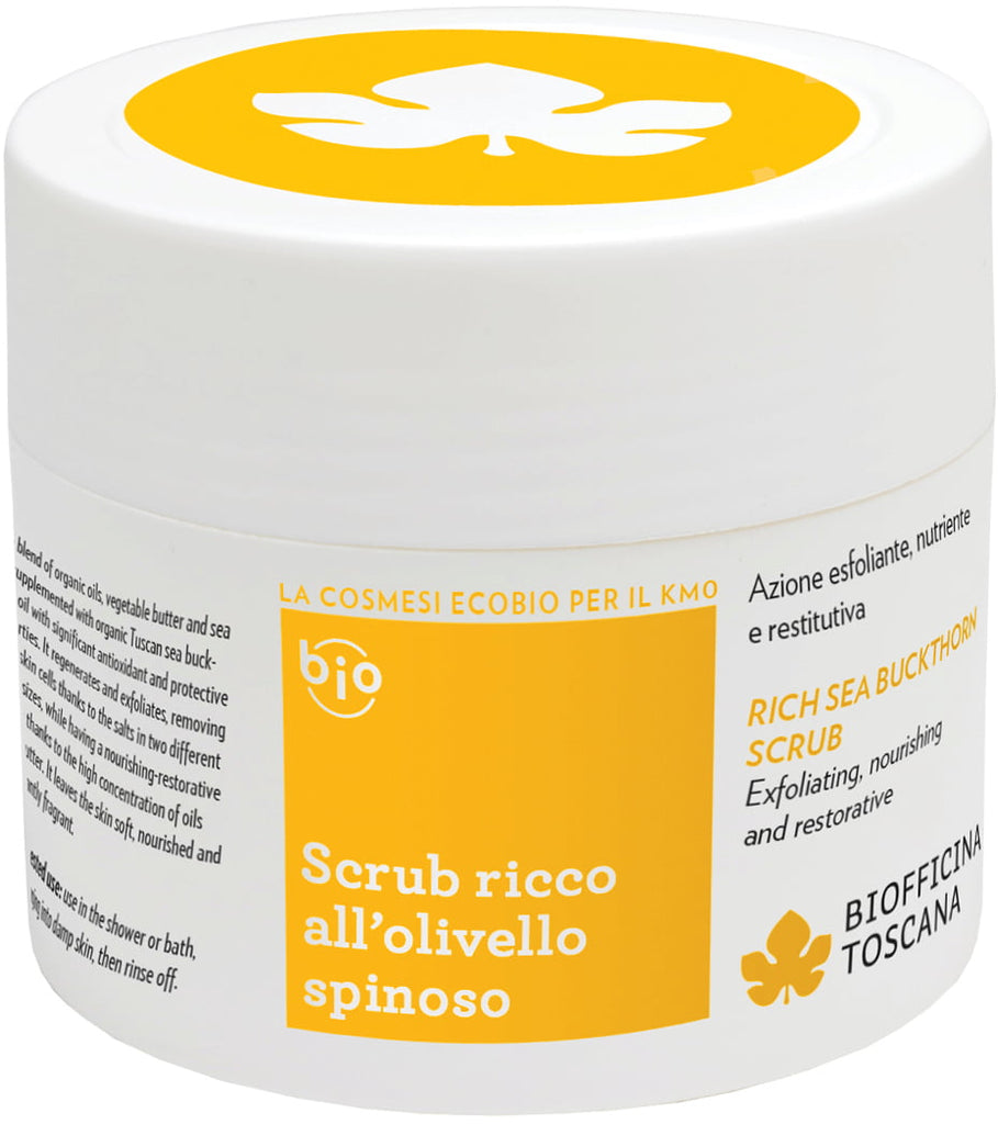 Scrub ricco all'olivello spinoso - Biofficina Toscana