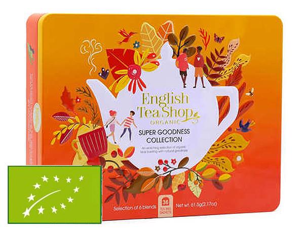 Tisane in latta Super Goodness Collection 36 filtri English Tea Shop