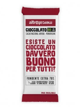 Cioccolato Manifesto monorigine Ecuador fondente extra 70% Altromercato