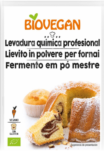 Lievito in polvere per fornai - 3x17g Bio vegan