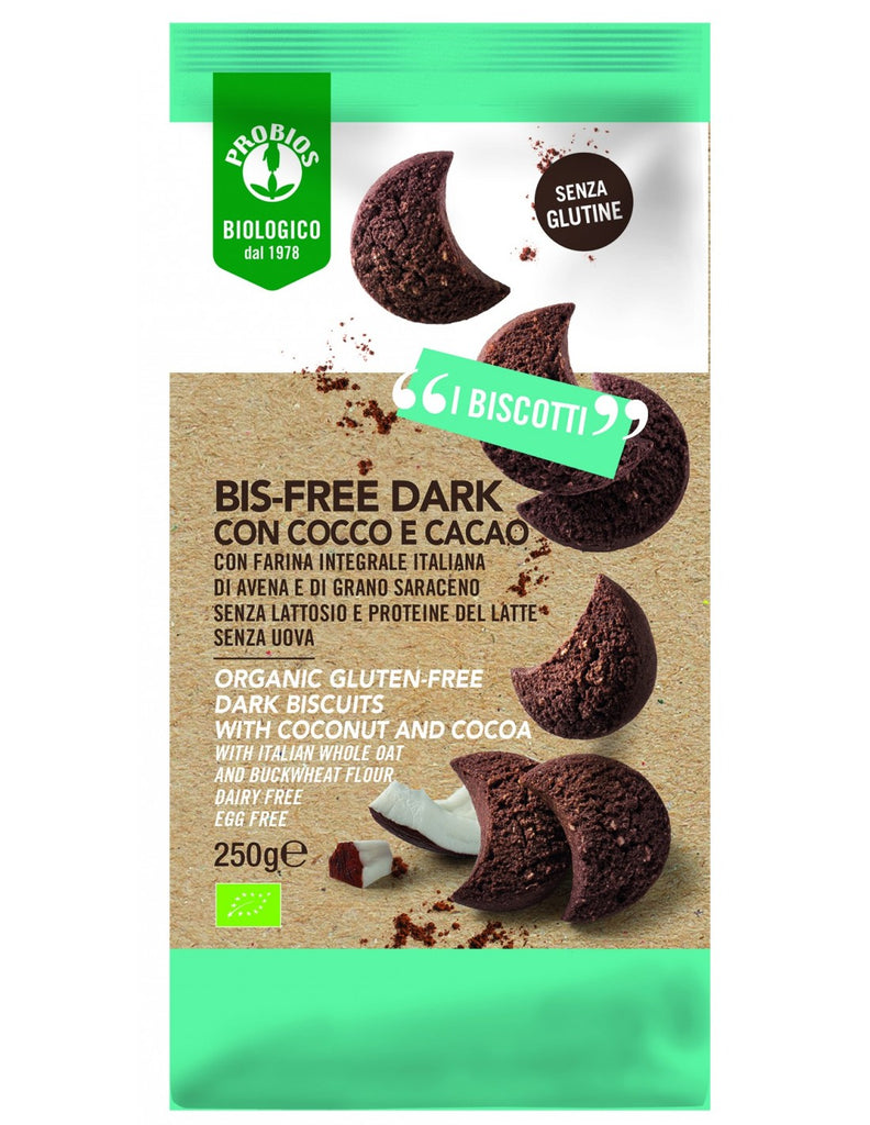 Bis-free dark con cocco e cacao Probios