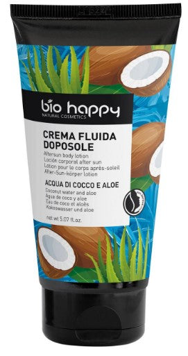 Crema Fluida Dopo Sole Acqua Di Cocco E Aloe Bio happy