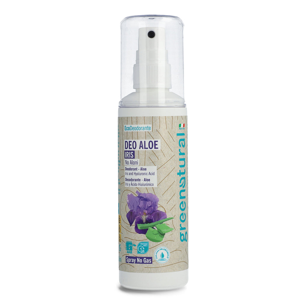 Deodorante aloe spray all'iris Greenatural