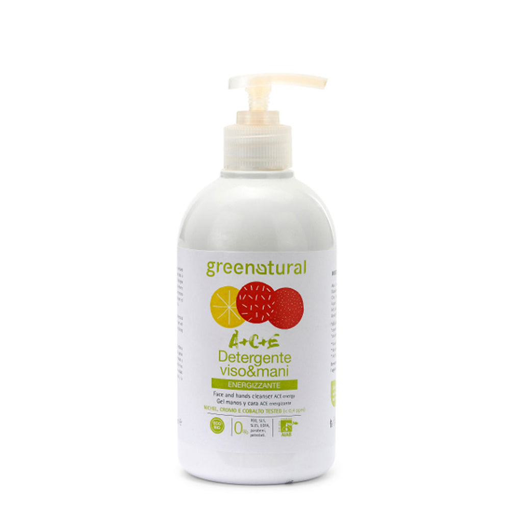 Detergente viso e mani energizzante ACE Greenatural