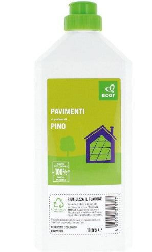 Detersivo liquido per pavimenti con olio essenziale di pino Igiene casa ecor