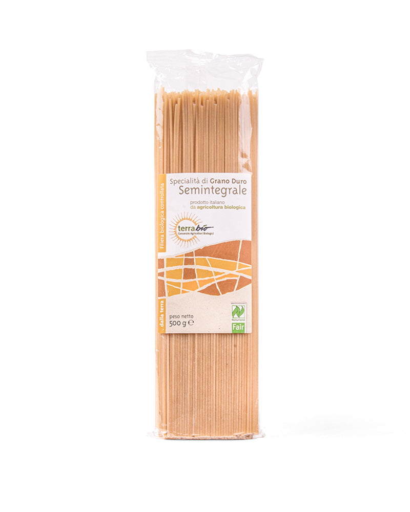 Spaghetti semintegrali di grano duro Terrabio
