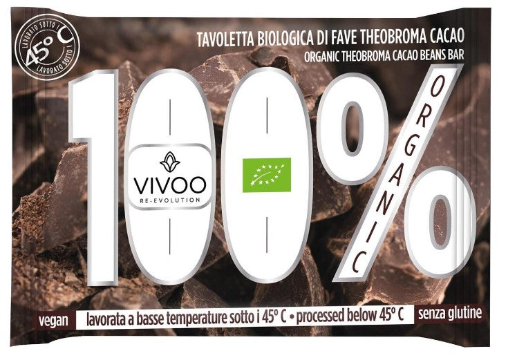 Tavoletta di cacao 100% Vivoo