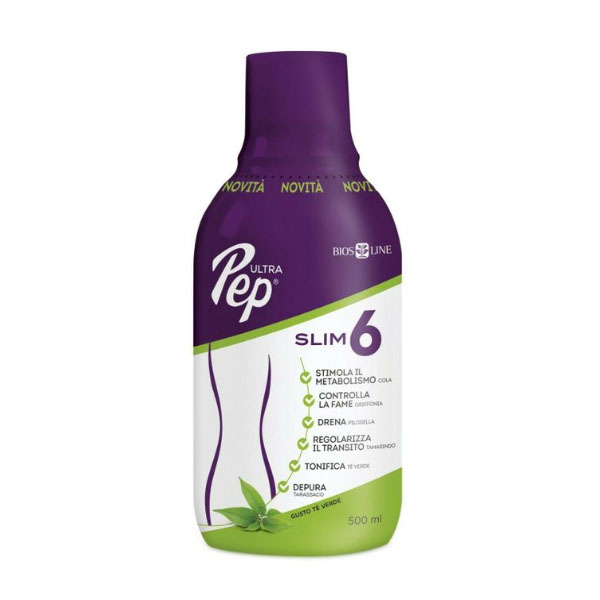 Ultra Pep Slim 6 Zero Tè Verde 500Ml Bios Line