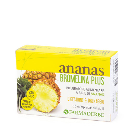 Ananas Bromelina Plus 30Cpr Farmaderbe