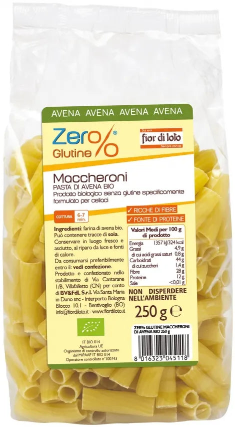 Avena - maccheroni Zer%glutine