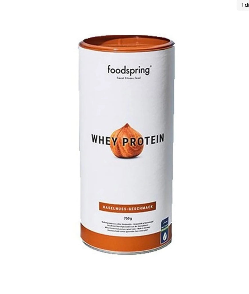 Proteine whey alla nocciola 750 g Foodspring